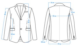 Chaqueta o americana. DOC. Talla 46. Gris