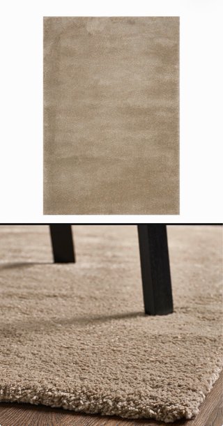 Alfombra STOENSE Ikea Verde Beige Poliéster