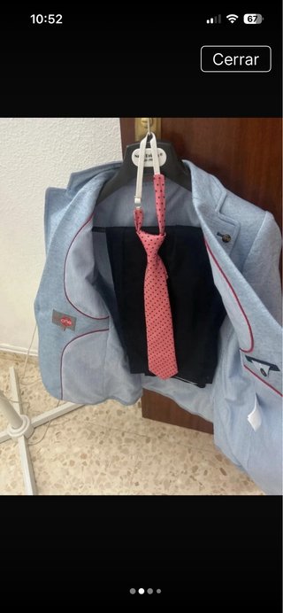 Traje de comunión para niño talla 14