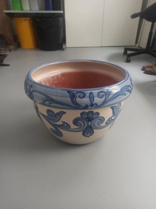Macetero de Cerámica Esmaltada