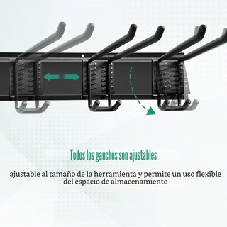 Soportes Pared Garaje y Jardín para Herramientas