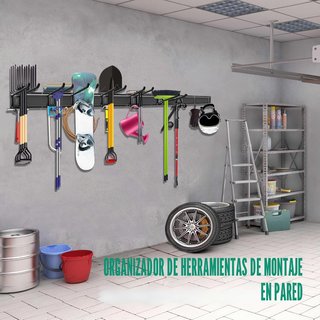Soportes Pared Garaje y Jardín para Herramientas