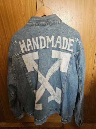 Cazadora Vaquera pintada a mano