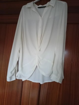Blusa Blanca Zara