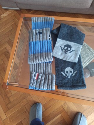 Set de 2 bufandas