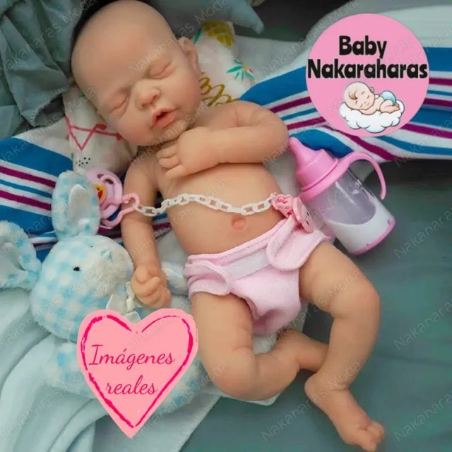 Muñeca reborn bebé Silicona flexible