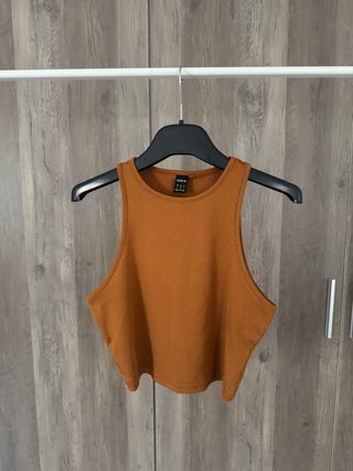 Crop top Shein marrón talla S