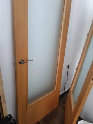 Puertas de Interior con Cristal Mate