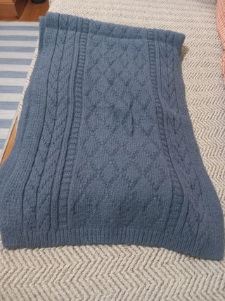 Bufanda de punto para hombre