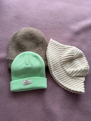 Pack 3 gorros de lana