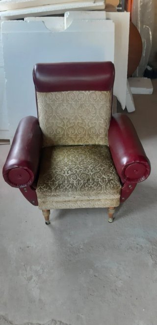 Sillón Vintage con Estampado