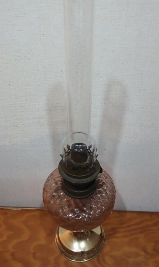 Quinqué / Lámpara de Aceite Antigua