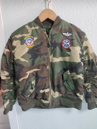 Chaqueta Bomber Camuflaje Niño