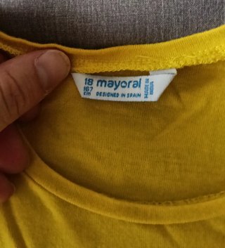 Camiseta amarilla con estampado I choose to be mys