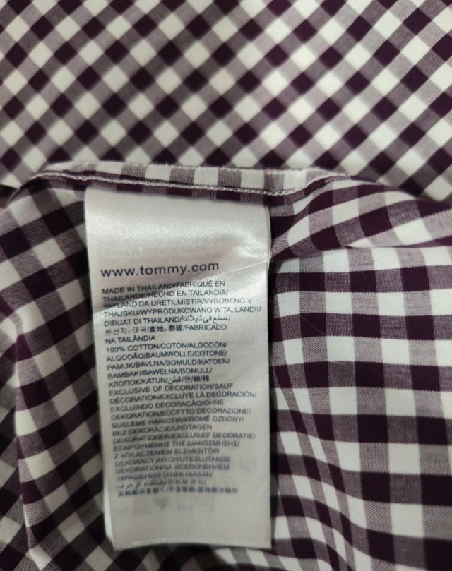 Camisa Tommy Hilfiger Talla L