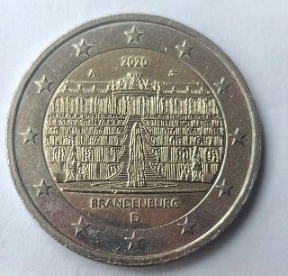 Moneta 2 Euro Brandeburgo 2020