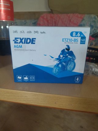 Batería Exide AGM ETZ10-BS 8.6Ah 145A