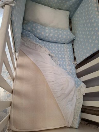Cuna, colchon,protector chichonera,almohadaycojin