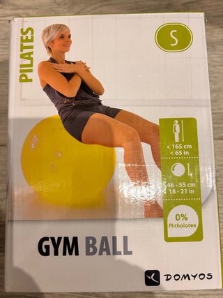 Pelota pilates amarilla