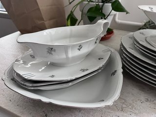 Vajilla porcelana antigua Checoslovaquia