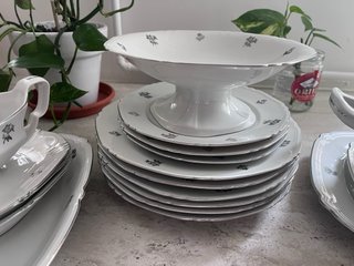 Vajilla porcelana antigua Checoslovaquia