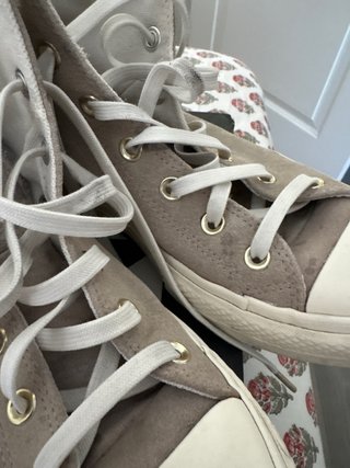 Converse Beige/Rosa Talla 41