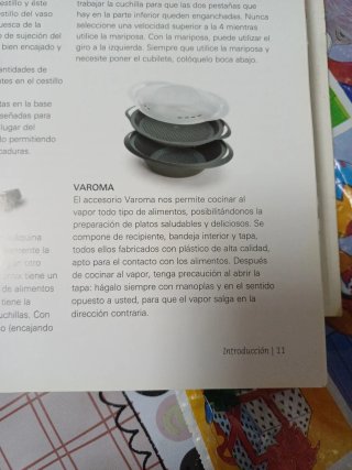 Accesorio Varoma para Thermomix TM31