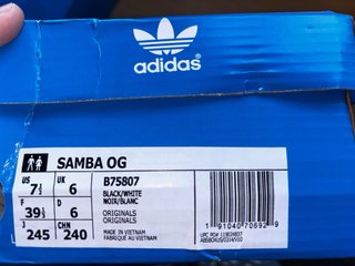Adidas Samba Negro Talla 39 Nuevas
