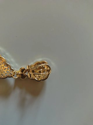 Pendientes Baturra Oro y Rojo