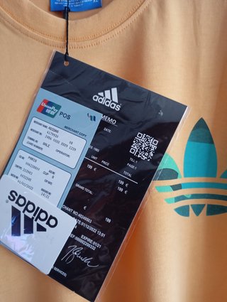 Camiseta Adidas Amarilla Talla XL