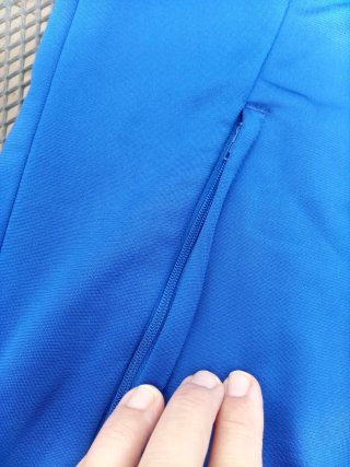 Sudadera Adidas Azul con Rayas Blancas