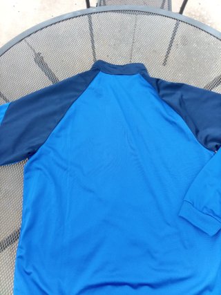Sudadera Adidas Azul con Rayas Blancas