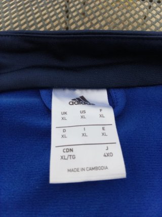 Sudadera Adidas Azul con Rayas Blancas