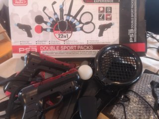 PS3 + MANDOS + CAMARA + PSMOVE + MULTIMEDIA