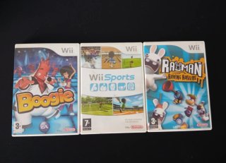 Pack 3 Juegos Wii: Boogie, Wii Sports, Rayman