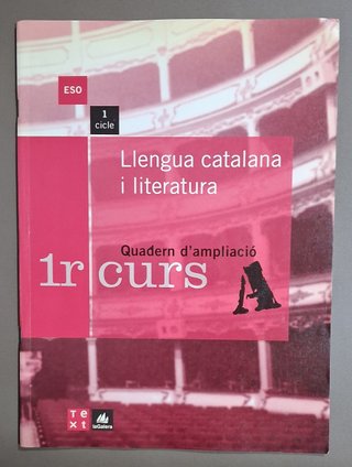 Llengua catalana i literatura: 1r curs : ESO, 1...