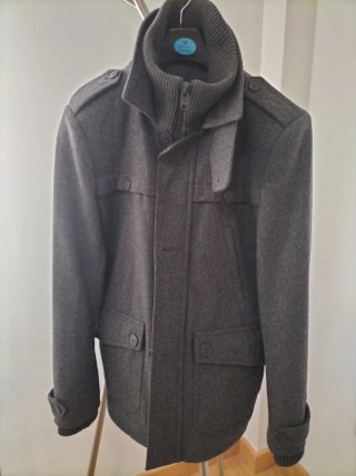 Abrigo gris hombre Talla S-36