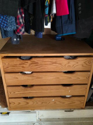 Cajonera de madera