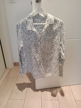 Camisa Mango Estampada Talla M