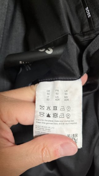 Traje BOSS Gris talla 50