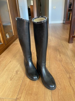 Botas Aigle de Caña Alta Negras.