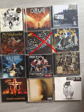 Lote de 12 CDs de Rock y Metal