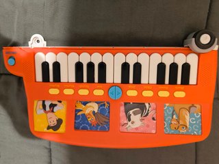 Teclado musical infantil Autobús Granja Zenón