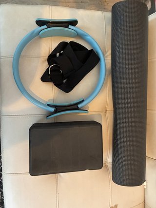 Set Yoga/Pilates: Esterilla, Aro, Bloque y Cinta