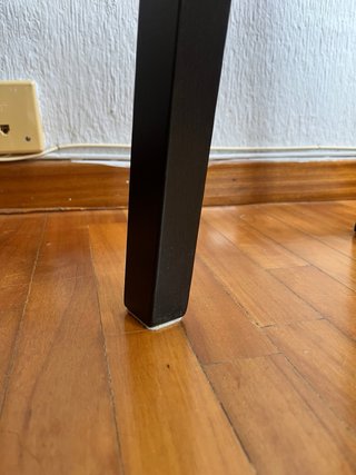 Set de 4 Sillas de Comedor Blancas y Negras