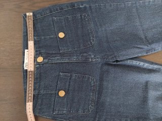 Pantalón Zara Mujer Talla 36 Azul