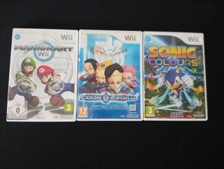 Juegos Wii: Mario Kart, Sonic Colours, Code Lyoko