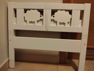 Estructura Cama Infantil Blanca 70x160cm