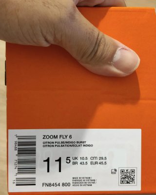 T45,5 Nike Zoom Fly 6