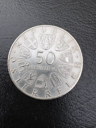 Monete d'Argento 50 Scellini Austria SC